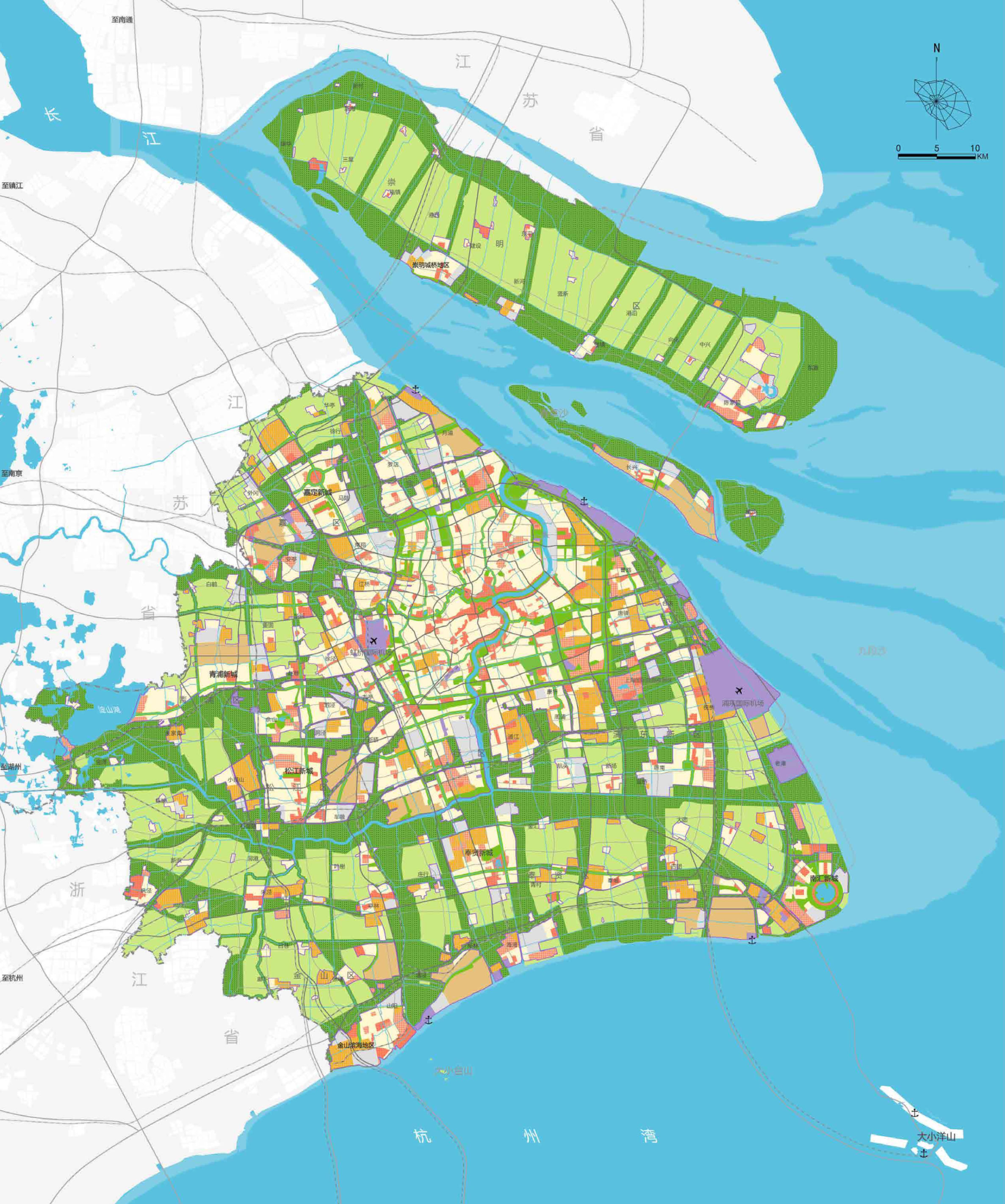上海市城市总体规划（2017-2035）文本+图集